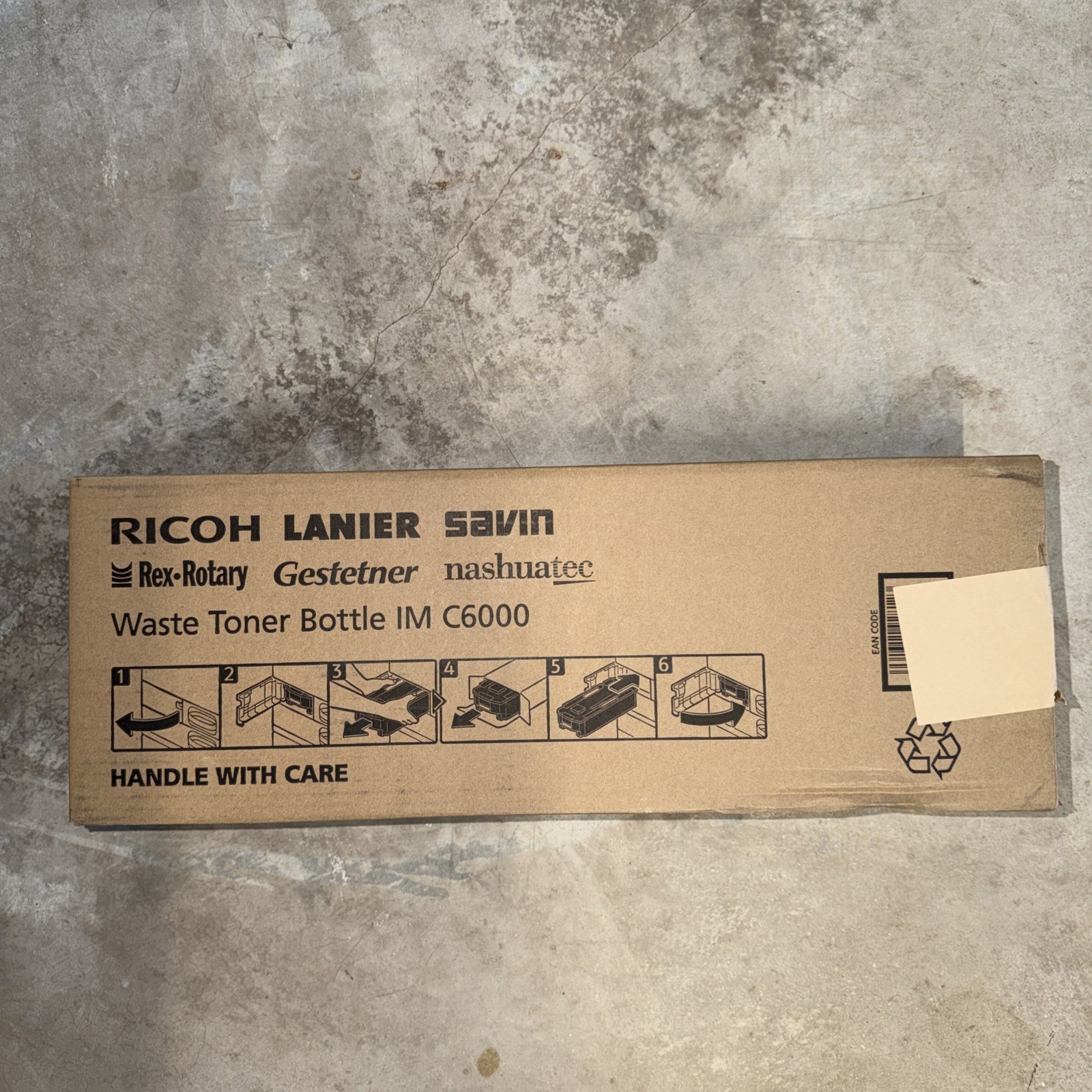 Genuine Ricoh 418425 IM C6000 Waste Toner Contanier Ricoh/Lanier/Savin IM C2000/