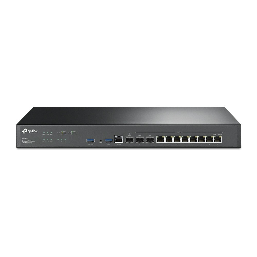 TP-Link ER8411 | Omada 8-Port Gigabit Multi-WAN VPN Router | 2* 10GE SFP+
