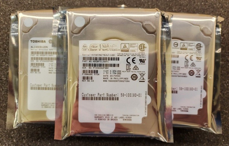 AL14SEB120N Toshiba 1.2TB 10K RPM 12Gbps 2.5" SAS HDD Hard Drive *SEALED*