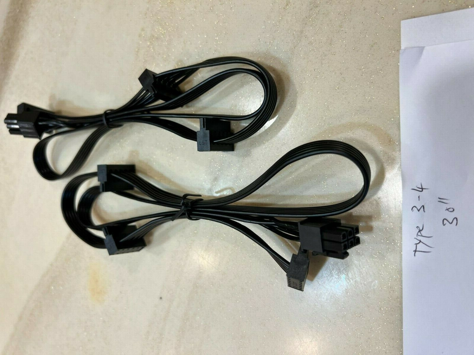 Corsair  6 Pin to 3x SATA DRIVER   FOR Corsair TXM,HX,AXI SERIES (LOT 2PCs )