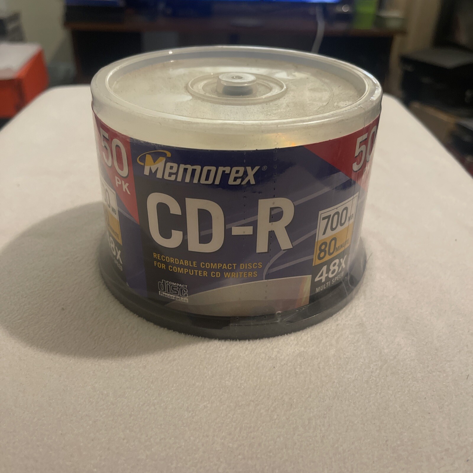 MEMOREX & TDK Music CD-R 50 PK pack Spindle 48X 700MB 80 Minute Blank CDs New