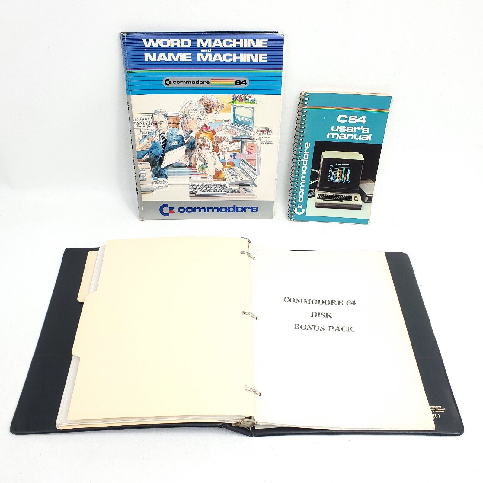 Vintage Commodore C64 Vintage 1984 User Manual Spiral Bound 1980's Computer