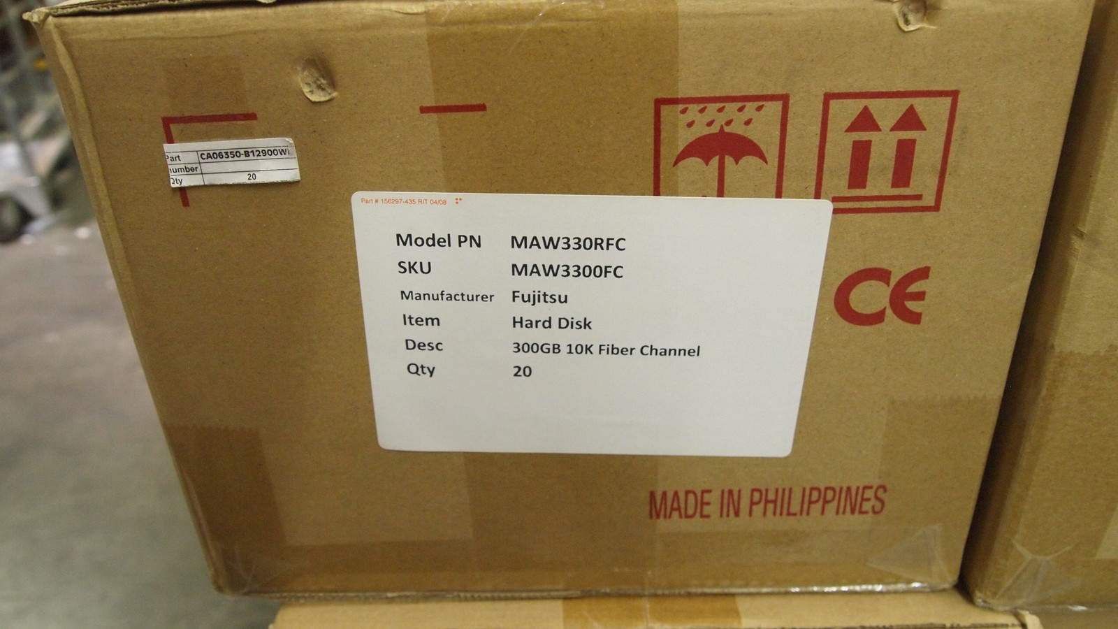 Fujitsu 300GB Internal 10K RPM 3.5" MAW3300FC Fibre Channel FC Hard Disk Drive