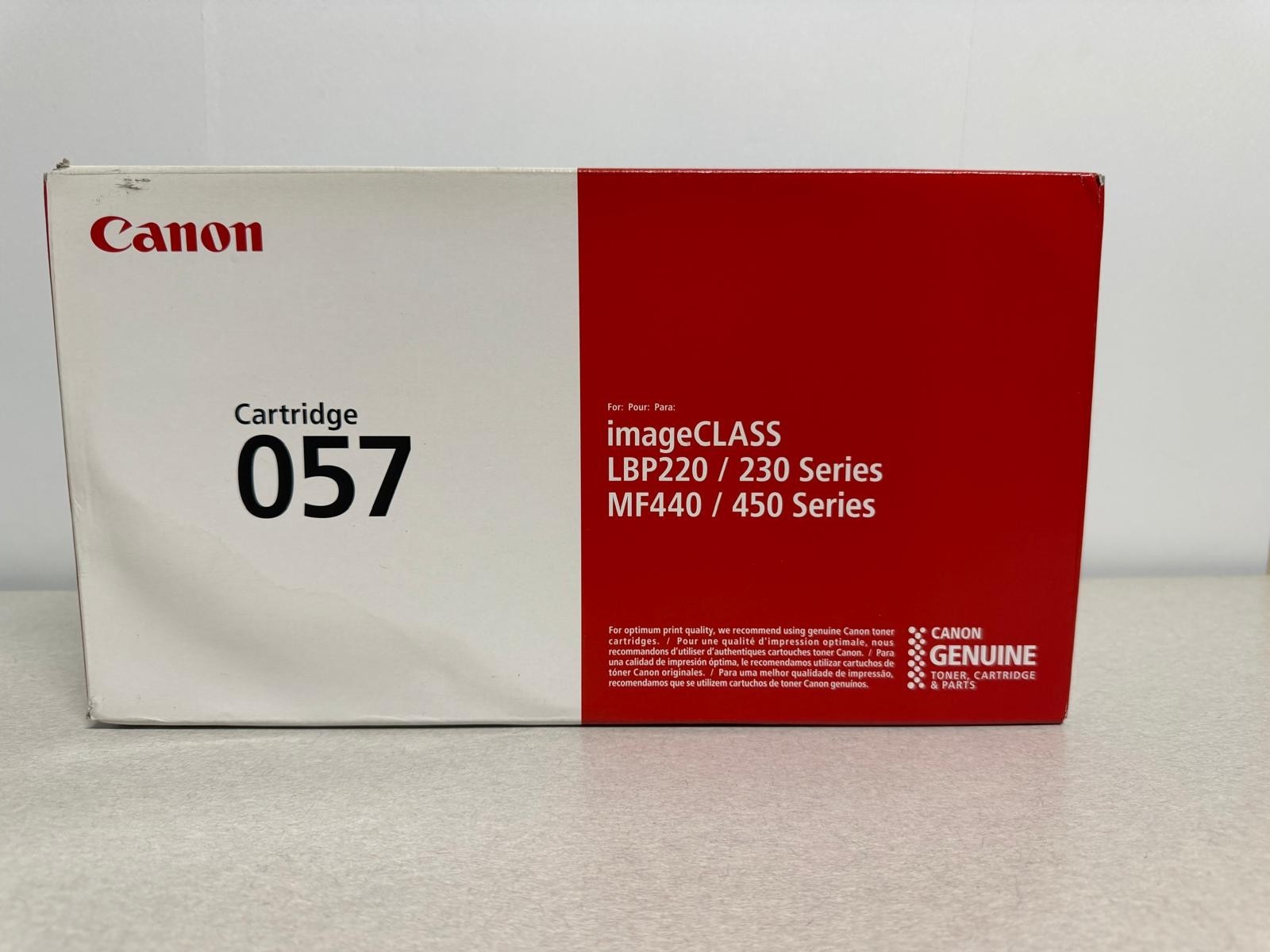 Canon 057 Black Toner Cartridge Genuine OEM NEW 3009C001 imageCLASS