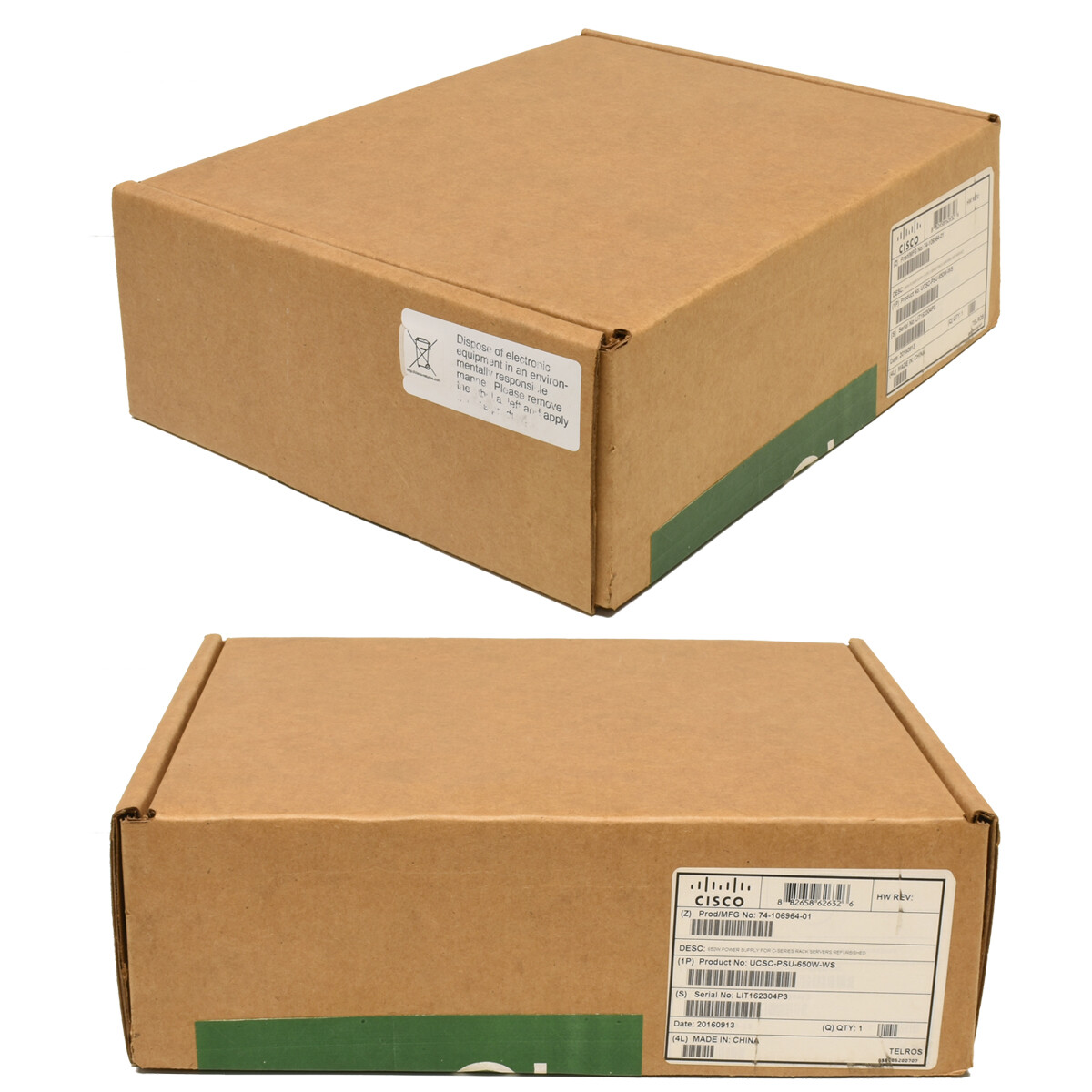 Cisco Power Supply Power Supply UCSC-PSU-650W-WS 650W C220 C240 M3 NEW/NEW