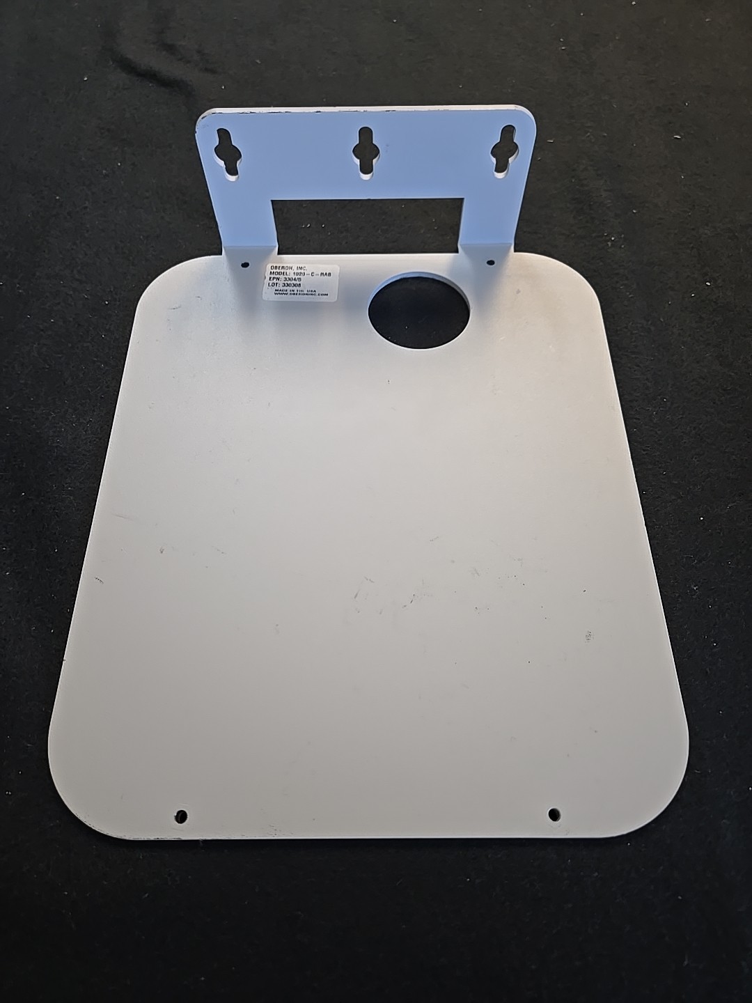 Oberon, Inc. Right-Angle WiFi Access Point Wall Mount for Most Ap Models White