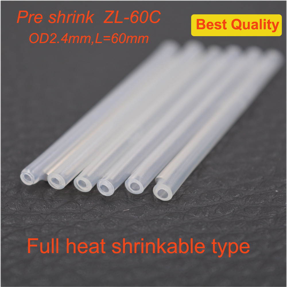 1000pcs φ2.4 mm Pre-Shrunk Fiber Optic Fusion Splice Protector Sleeve 60mm