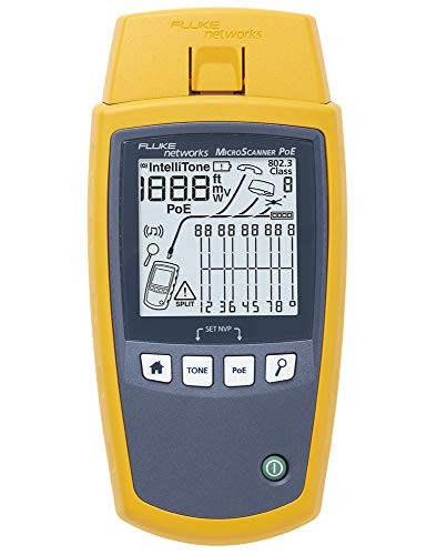 Fluke Networks MicroScanner PoE Cable Verifier (MSPOE)