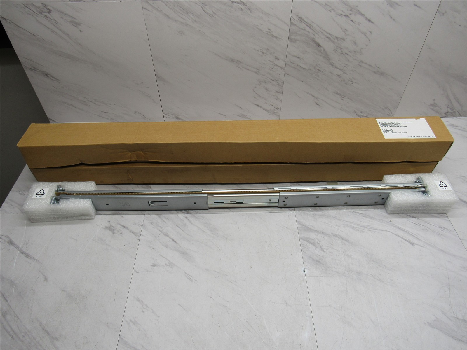 2 LOT NEW HP 1U DL360 G8 G9 G10 Server Rail Kit 679368-001 Right and Left