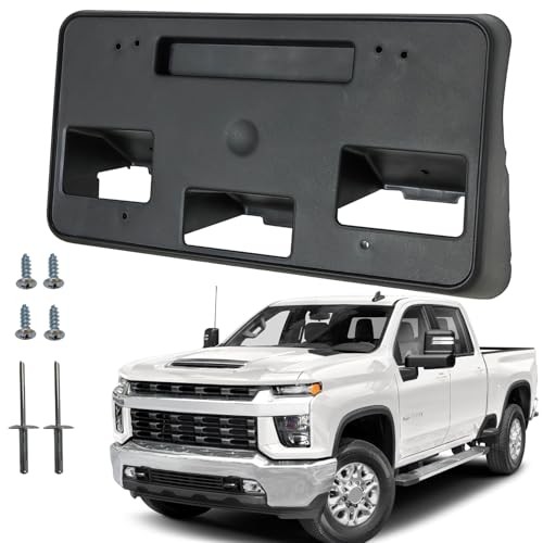 Front Bumper License Plate Frame Bracket Holder Fits for Chevy Silverado