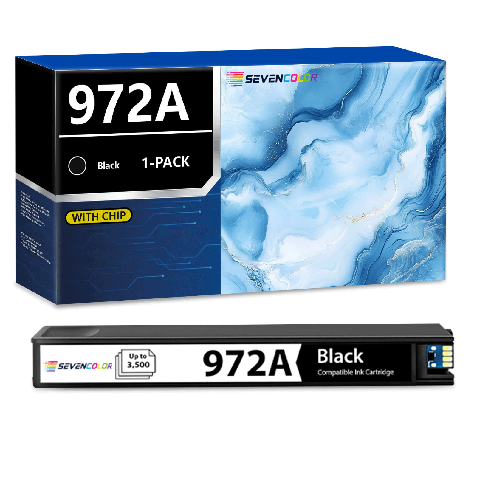 972A PageWide Black Ink Cartridge | Works with Pro 452, 477, 552dw, 577 Series