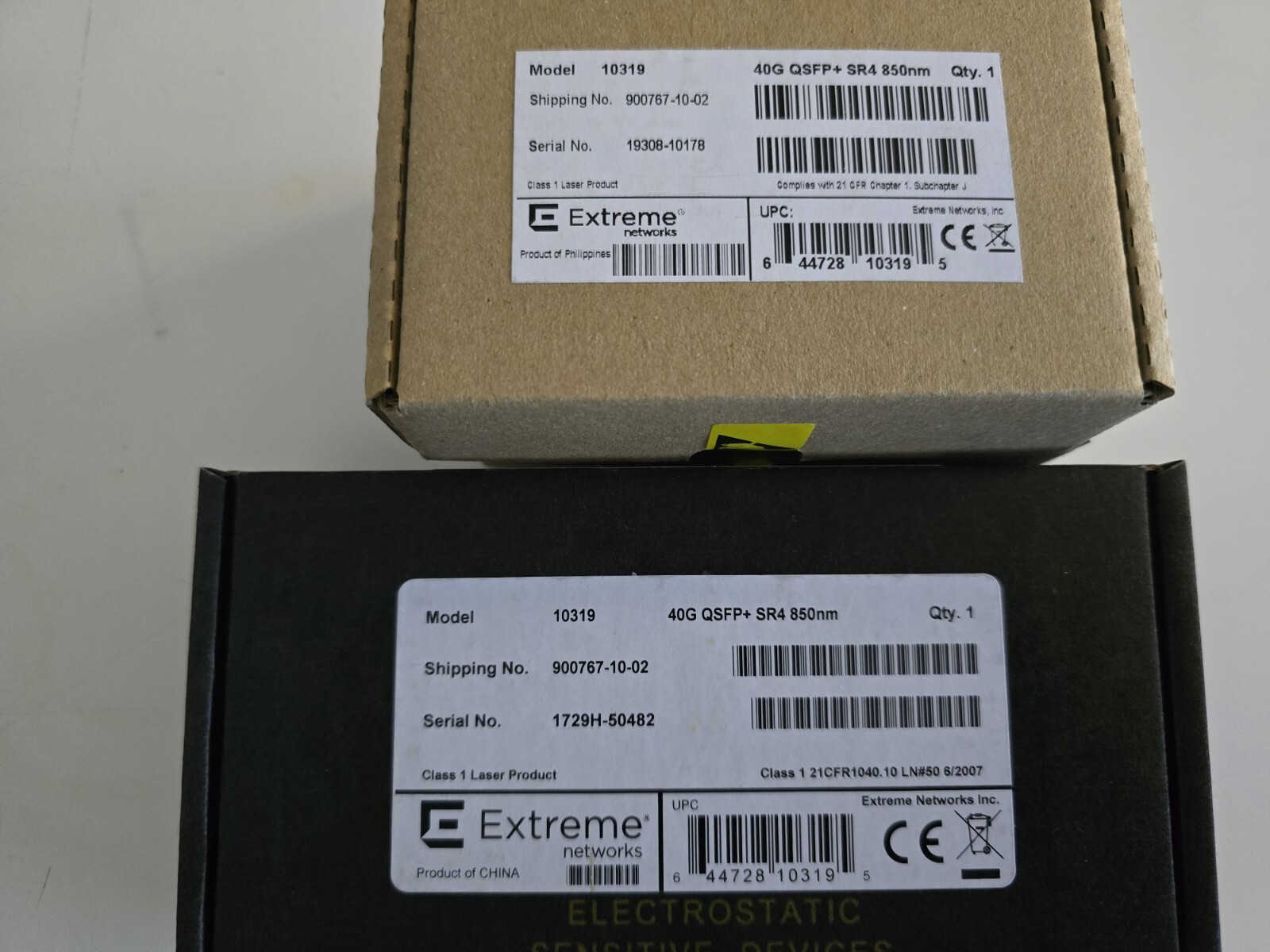EXTREME 40G QSFP+SR4 850nm