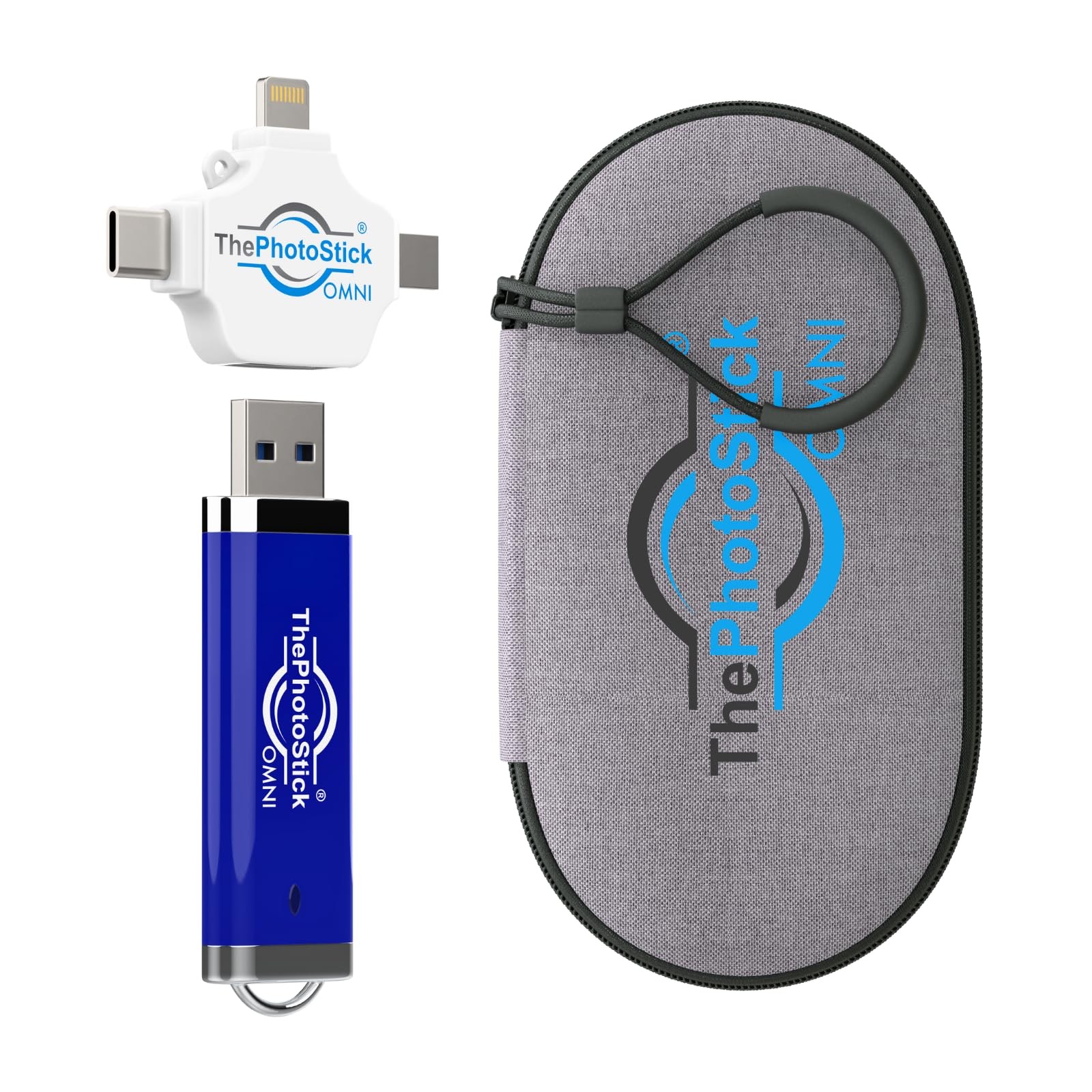 ® Omni 256GB + Protective Case | Secure Photo & Video Backup and Transfer | D...
