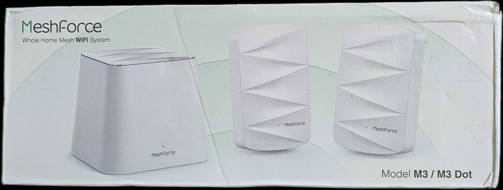 Meshforce Whole Home Mesh WiFi System Model M3 / M3 Dot New Open Box