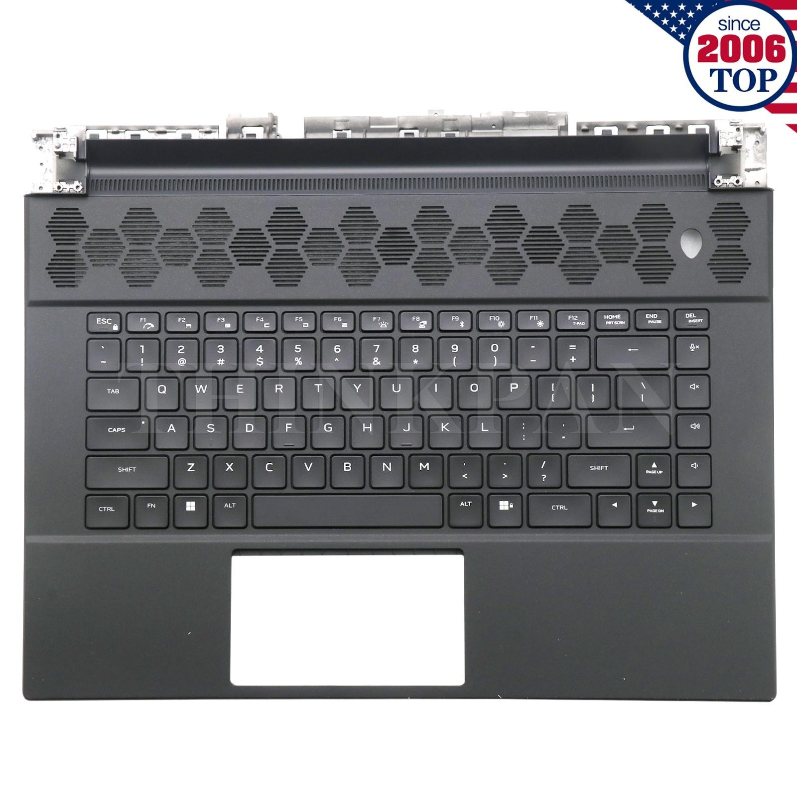 New Dell Alienware M16 R1 Palmrest Mechinical Backlit Keyboard 0NC97W 0CGM3Y US