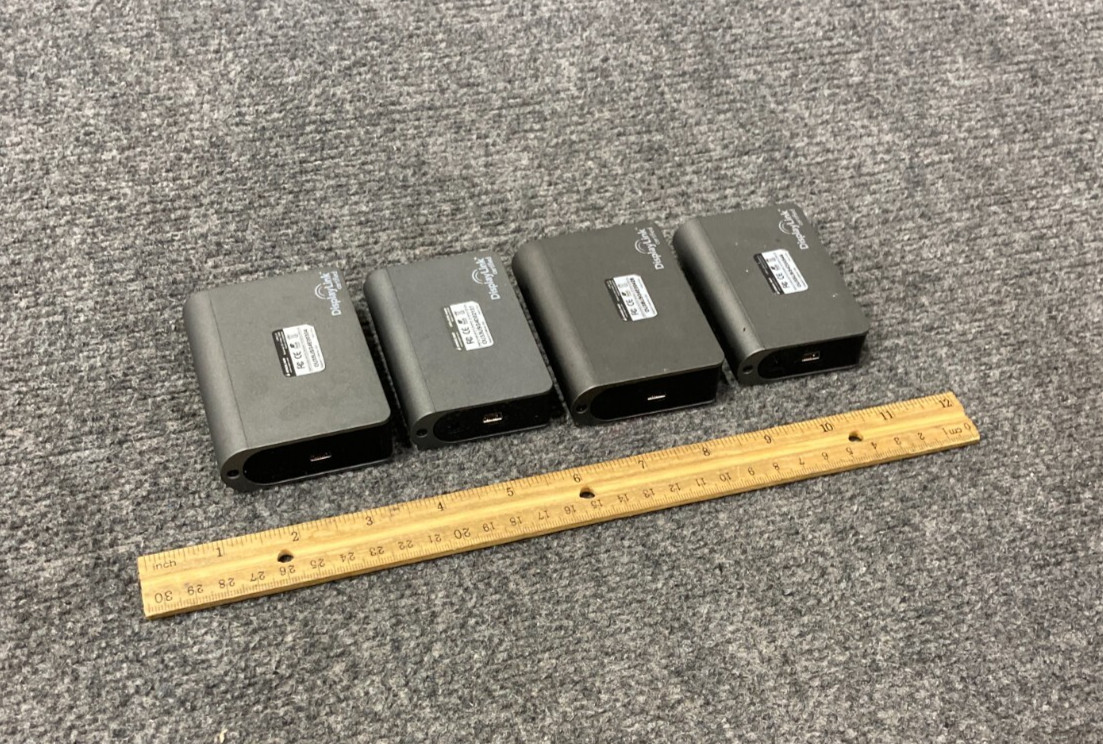 Lot of 4 IOGEAR DisplayLink GUC2015V USB To SVGA Adapter