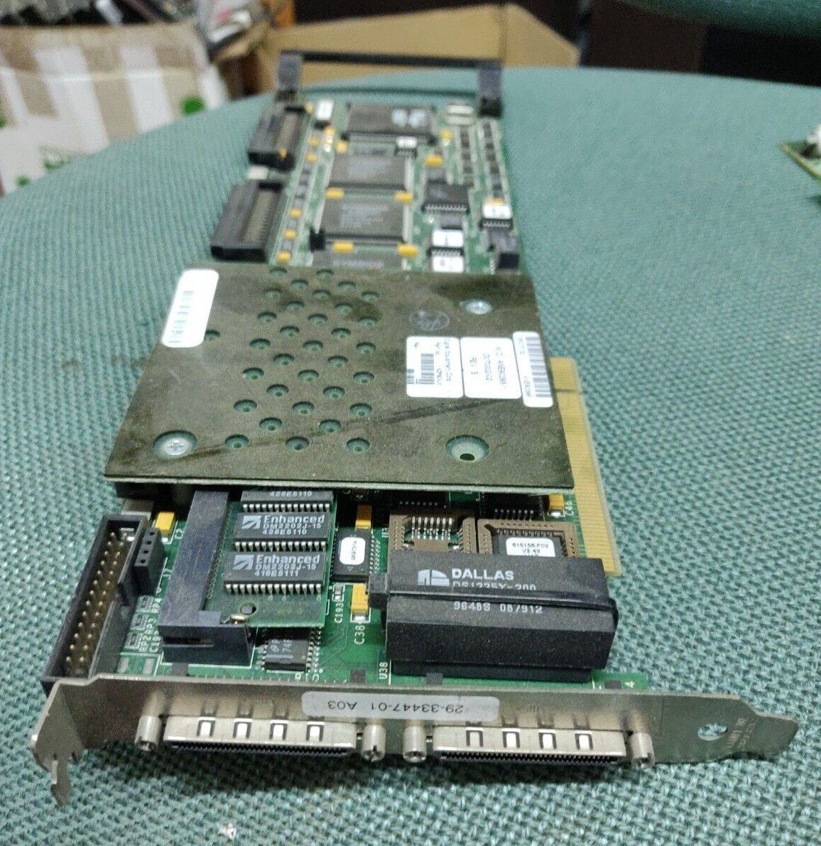 DEC KZPAC-XF 3 CHANNEL U-SCSI PCI RAID CONTROLLER card with KZPSC-UX