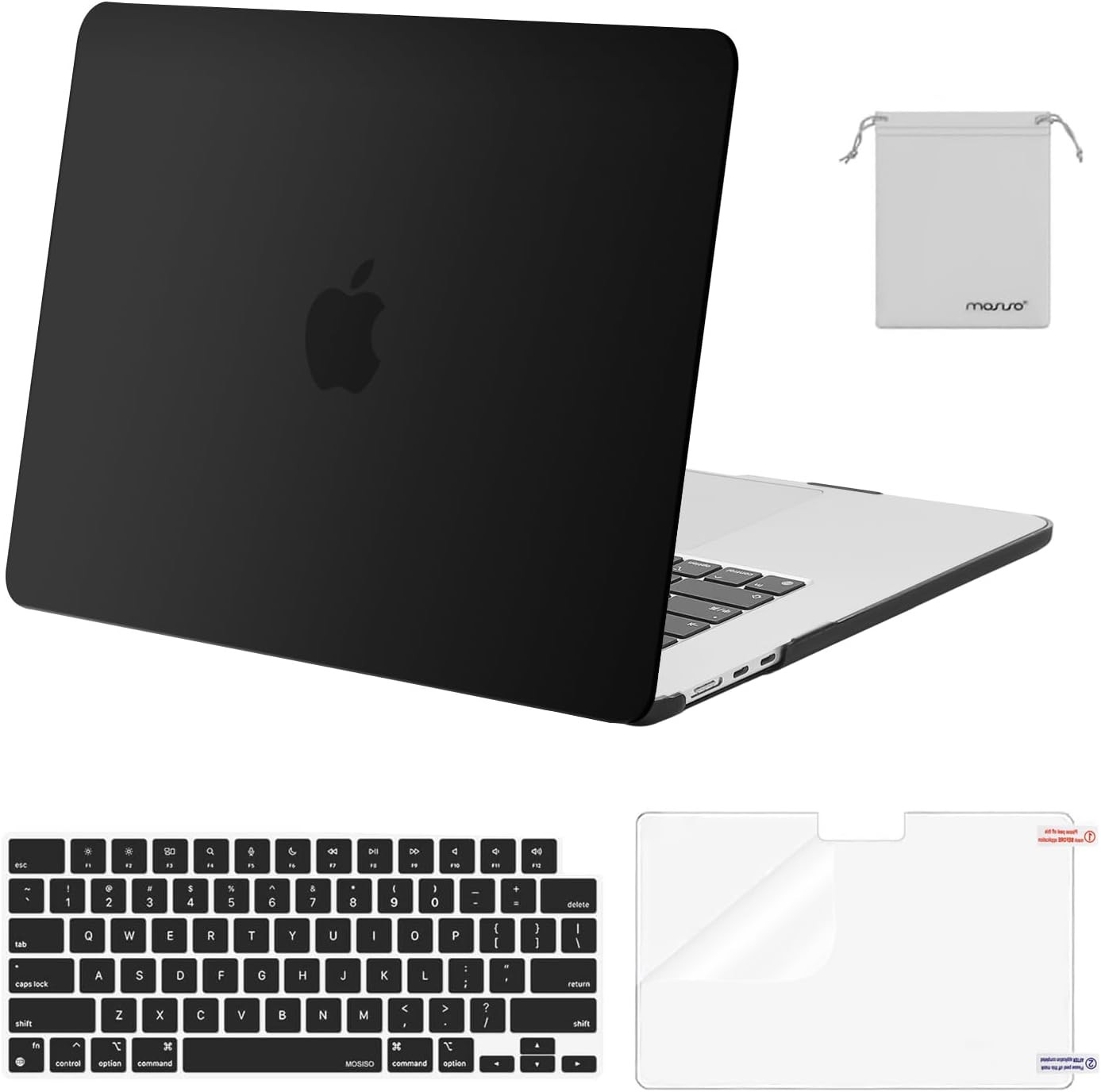 Scratch-Resistant Case Compatible with Macbook Air 15 Inch M5 2026 M4