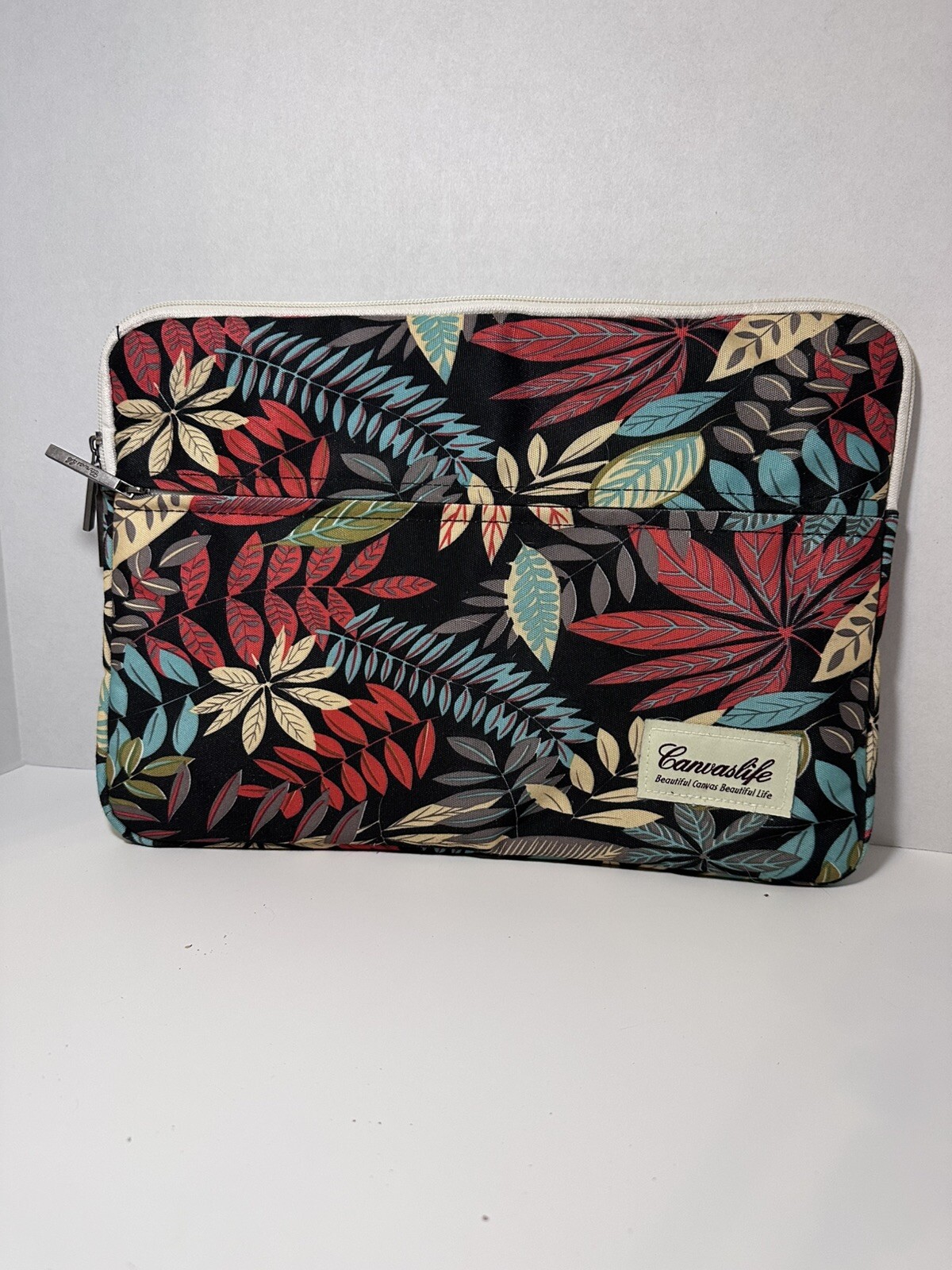 Canvas Life 13 Inch Laptop Sleeve Case With Pocket