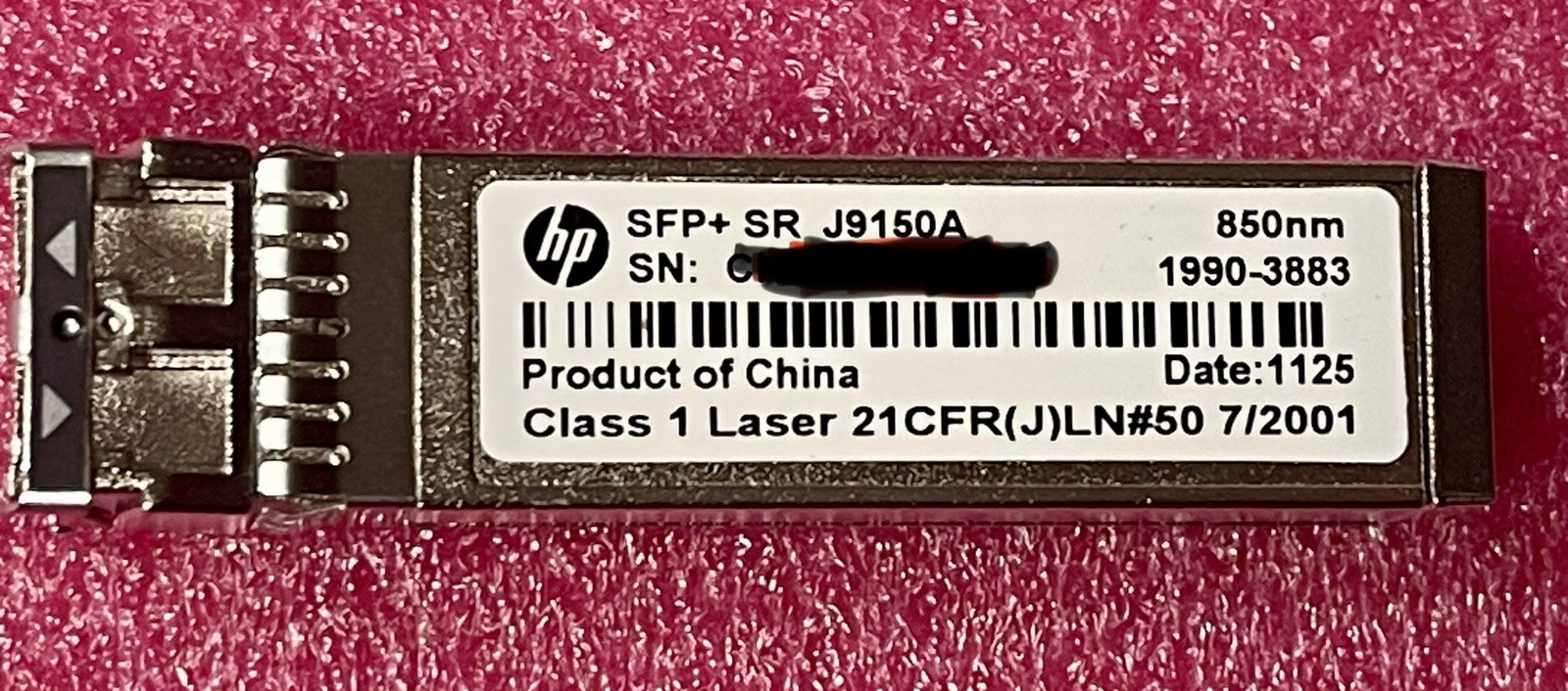J9150A  HP  Procurve Transceiver SFP+ module 10Gigabit USED