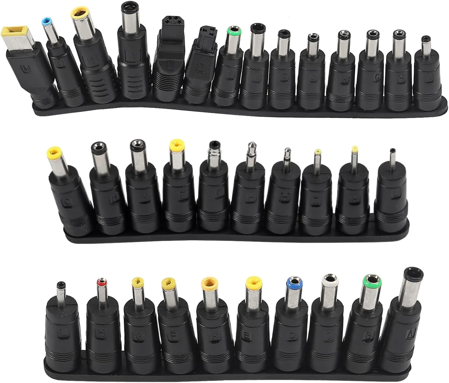 34Tips DC Power Plug Set Jack Kit Universal Supply Charger Adapter for PC Laptop