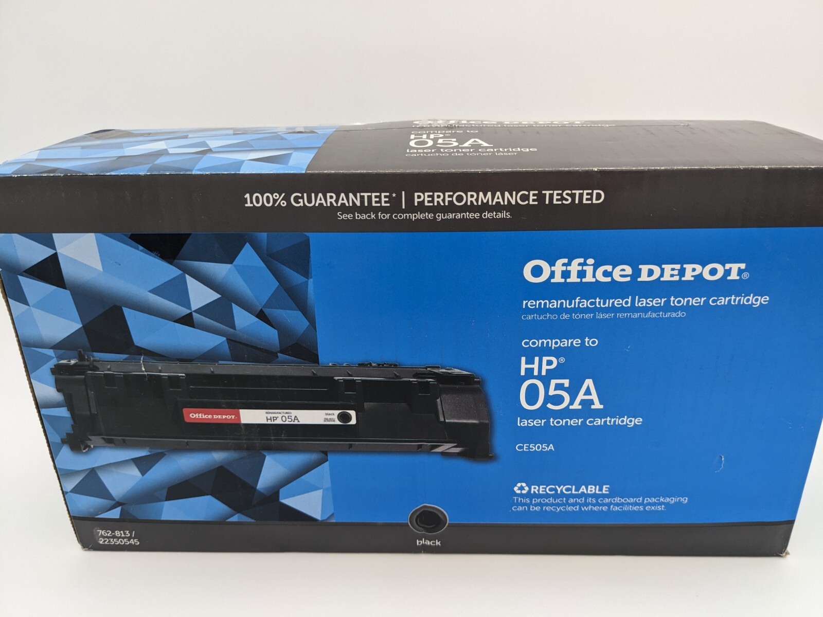Office Depot  05A CE505A Black Toner Cartridge - Open Box