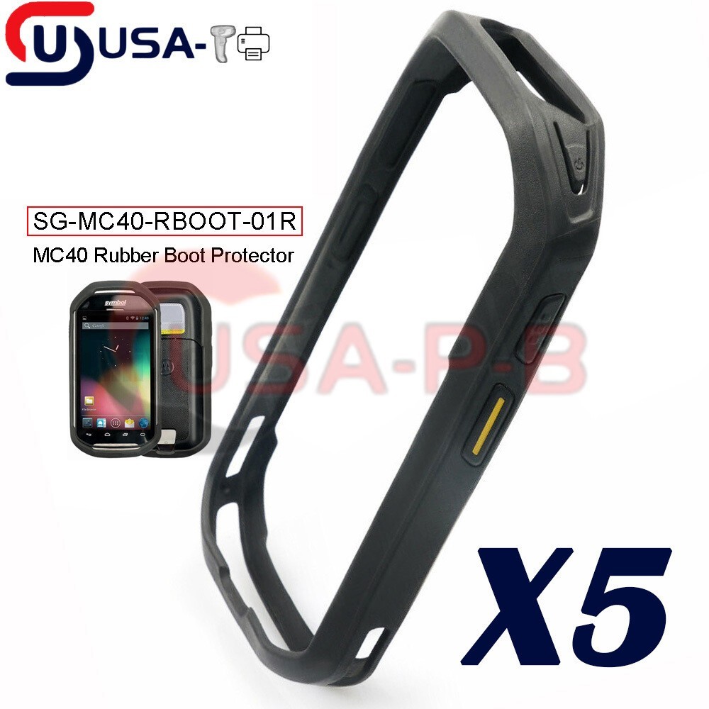 5PCS (SG-MC40-RBOOT-01R) Rubber Boot Rugged Case for  Symbol MC40 MC40N0