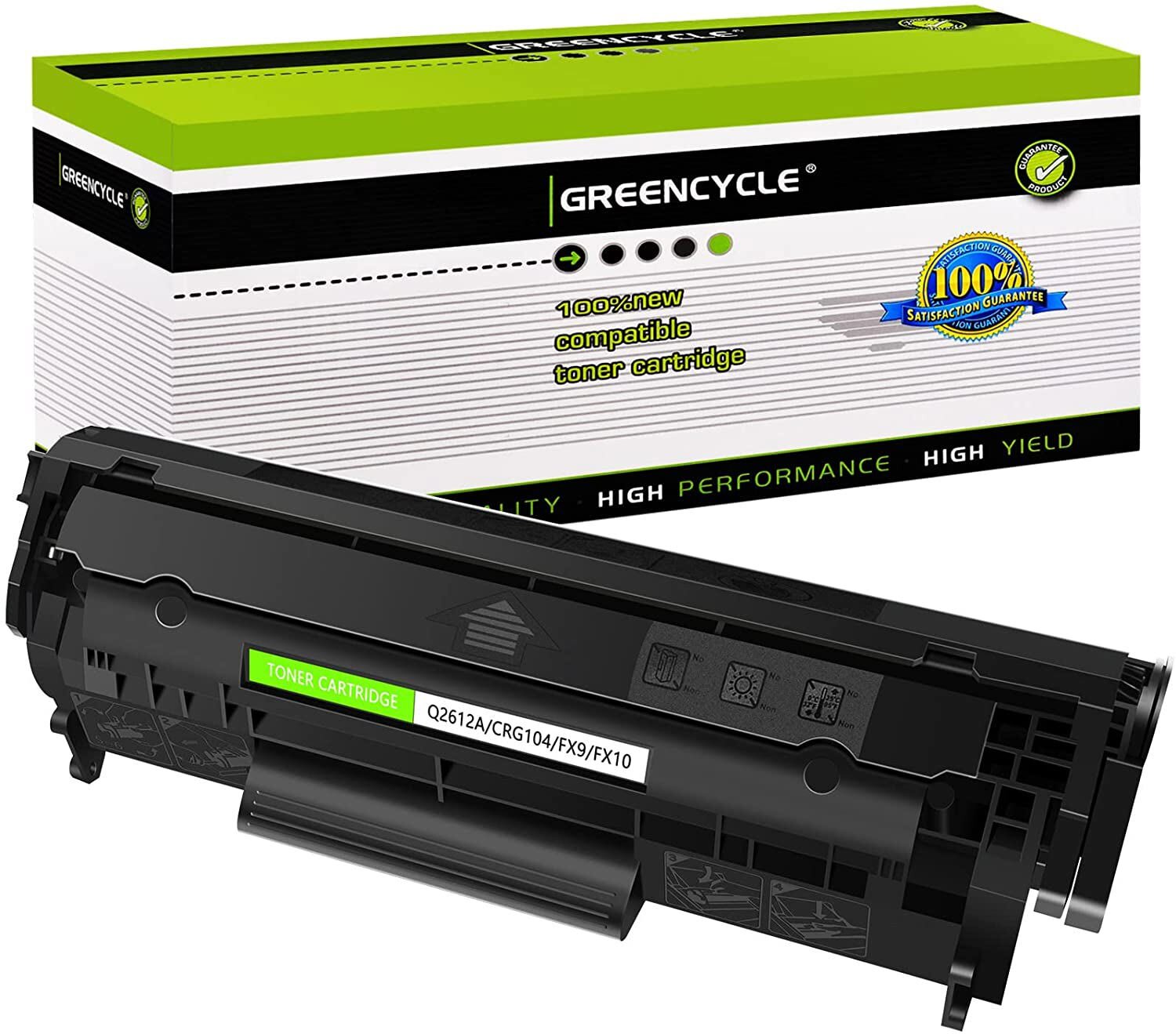 GREENCYCLE Q2612A 12A Toner Fits for HP LaserJet 3050 3055 1015 1020 1022n lot