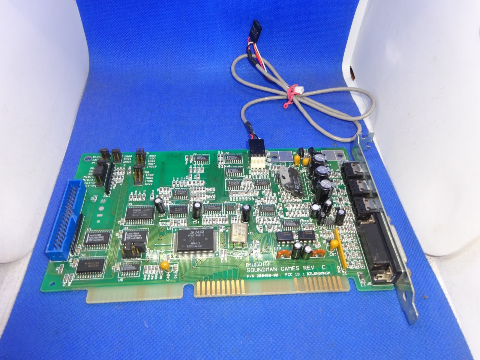 LOGITECH SOUNDMAN GAMES YAMAHA YMF262-M JAZZ MVD1208 16 BIT SOUND CARD # GK7930