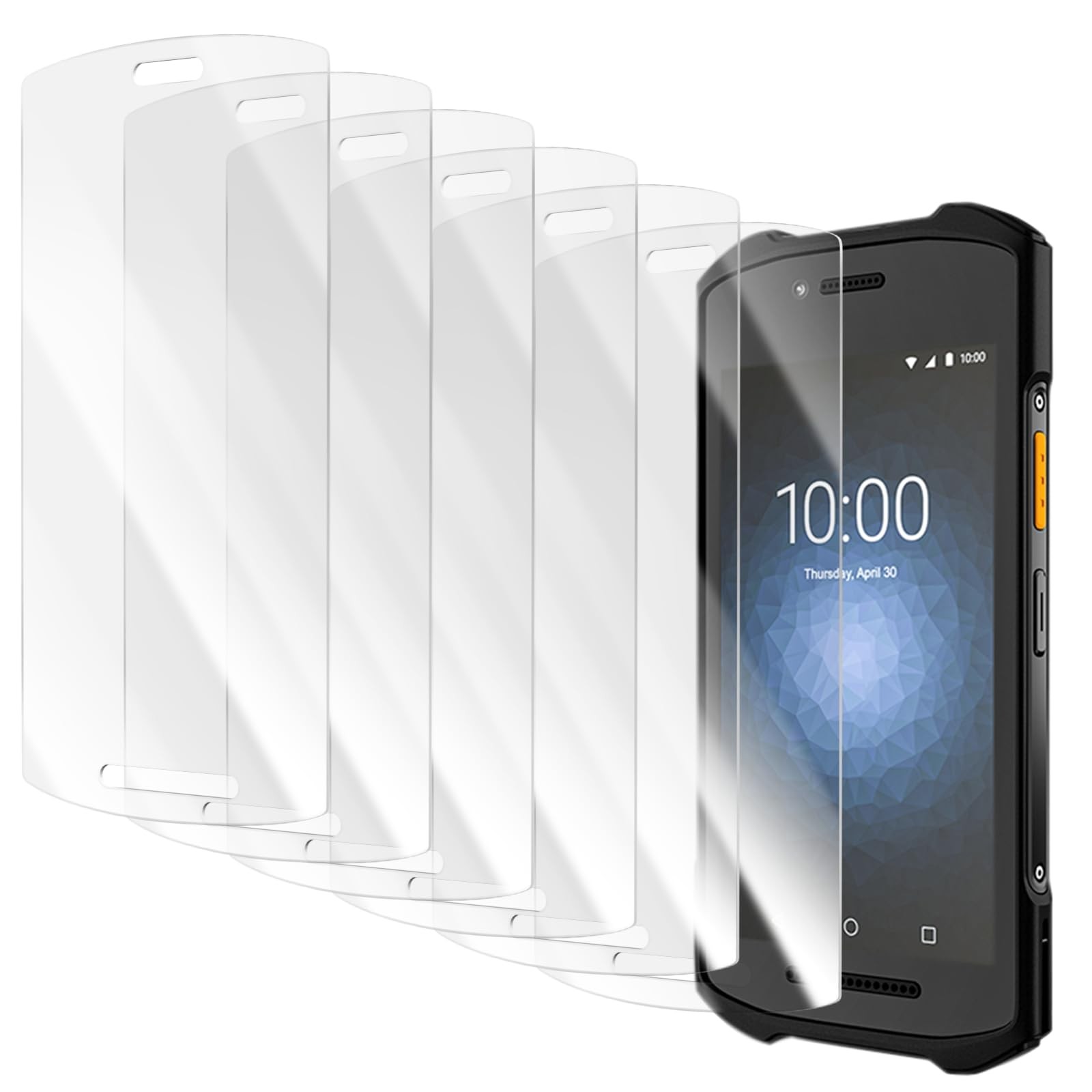 6PCS Tempered Glass Screen Protector [2026 New Version] for Zebra TC21 TC26