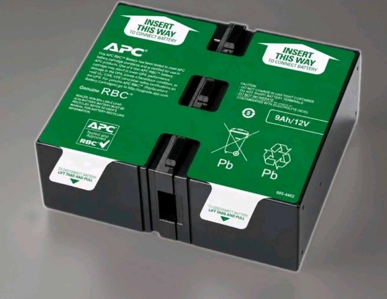 APCRBC124-UPC Replacement Battery for APCRBC124 for APC UPS®: BR1300G, BX1500G