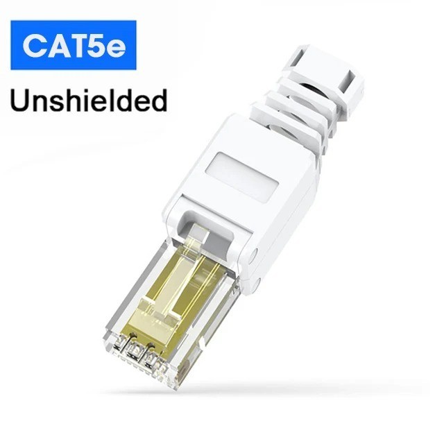 ZoeRax 10PCS Tool Free RJ45 Connector for UTP CAT6A/CAT6/CAT5E