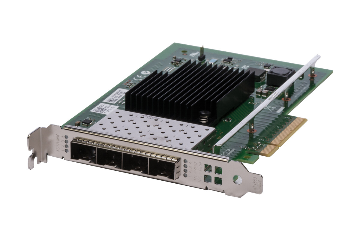 Dell Intel X710-DA4 10Gb SFP+ Quad Port Full Height Network Card - G48TY