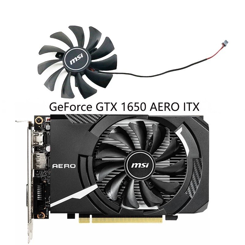For MSI GTX 1650 AERO ITX Cooling Fan GPU Video Cards Fans