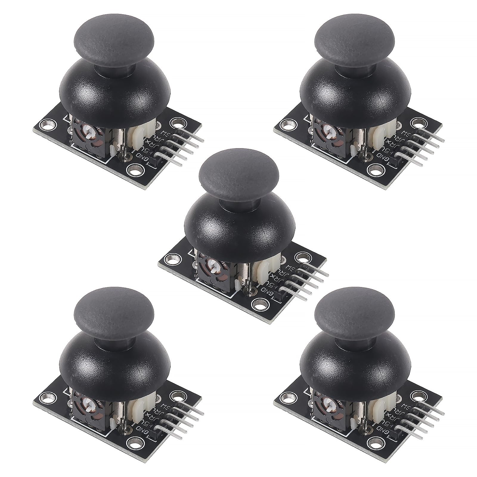 5pcs Dual-axis XY Joystick Module PS2 Game Joystick Control Lever Game Contro...