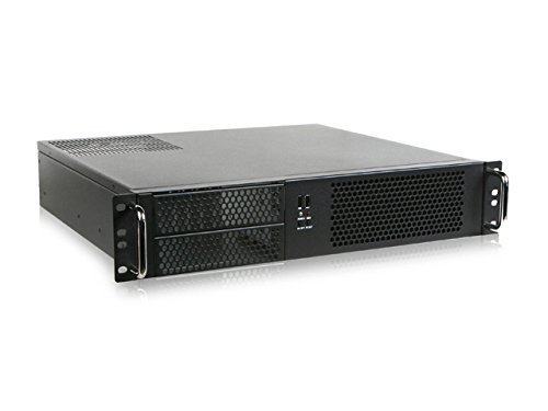 Istarusa D214MATX 2U Rackmount MicroATX Chassis Black Steel