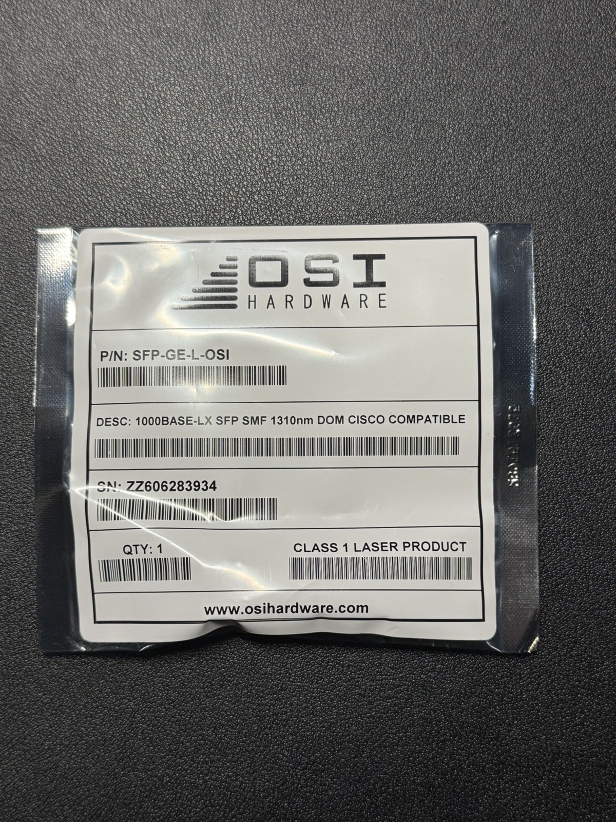 Osioptic Cisco SFP-GE-L-OSI Compatible 1000BASE-LXD 1310 nmTransceiver Module
