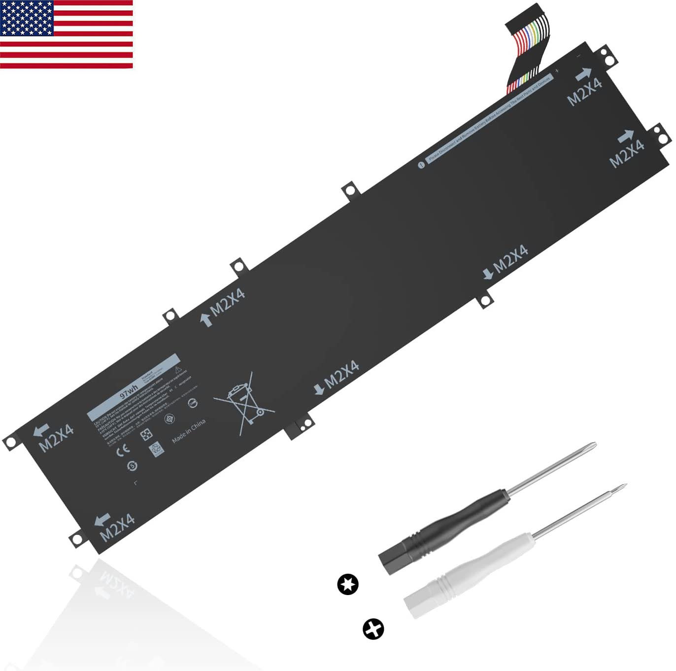 LOT 97Wh 6GTPY Battery For Dell XPS 15 9560 9570 7590 Precision 5510 5520 5530