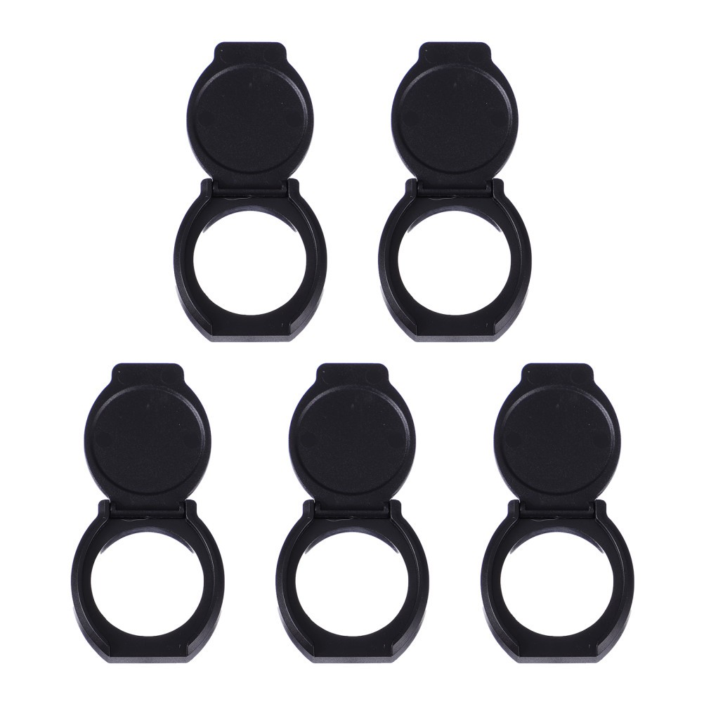 5Pcs Compact Durable Webcam Blockers Black ABS Protective Covers for Phones
