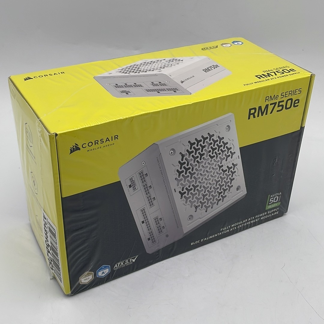 CORSAIR RM750e ATX 3.1 PCIe 5.1 Modular 750W Power Supply White CP-9020292-NA/AM