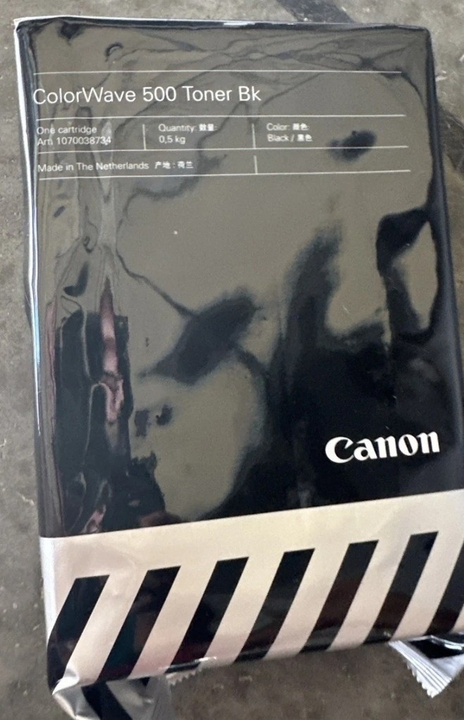 Genuine Canon Oce ColorWave 500 Black Toner Pearls 1070038734 - New Sealed