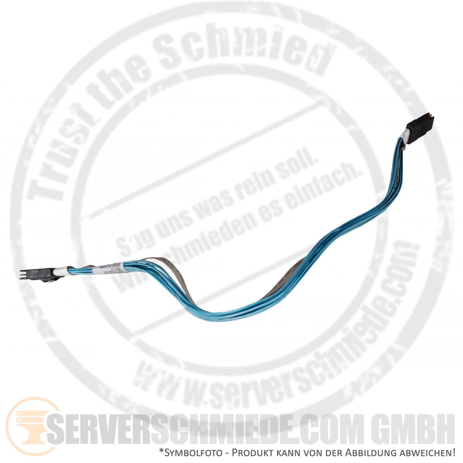 SAS Cable 40cm Supermicro CBL-0108L-02 672042051601 2x SFF-8087 Straight