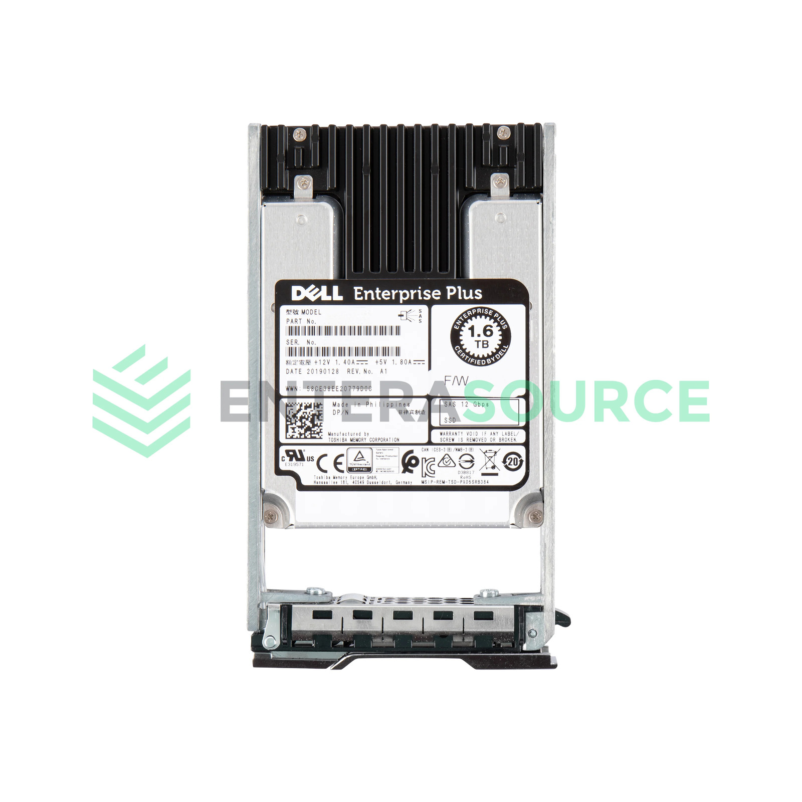 Dell FN72J-EQL EqualLogic 1.6TB MLC SAS 2.5" 12Gbps WI SSD | Toshiba PX05SMB160Y