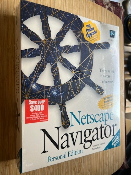 NEW Netscape Navigator 3.0 Personal Edition CD-ROM Windows 95 & 3.1