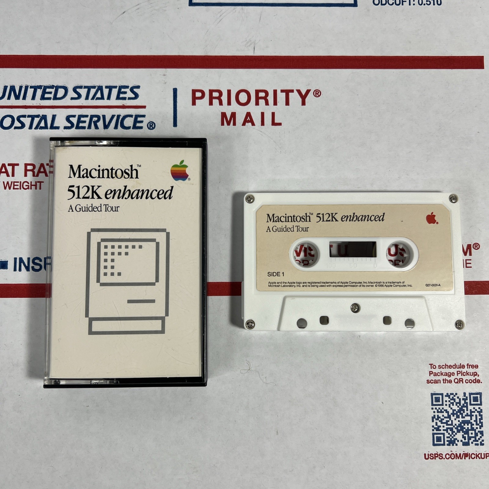 Macintosh 512K Enhanced A Guided Tour Cassette Tape 1986 - SAME DAY SHIP