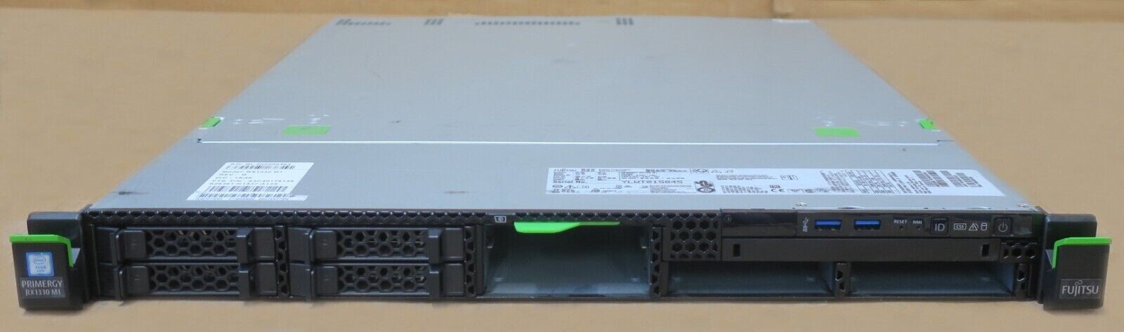 Fujitsu Primergy RX1330 M1 1U Rack Server 32GB / E3-1220 v3 / 4x 450GB HDDs