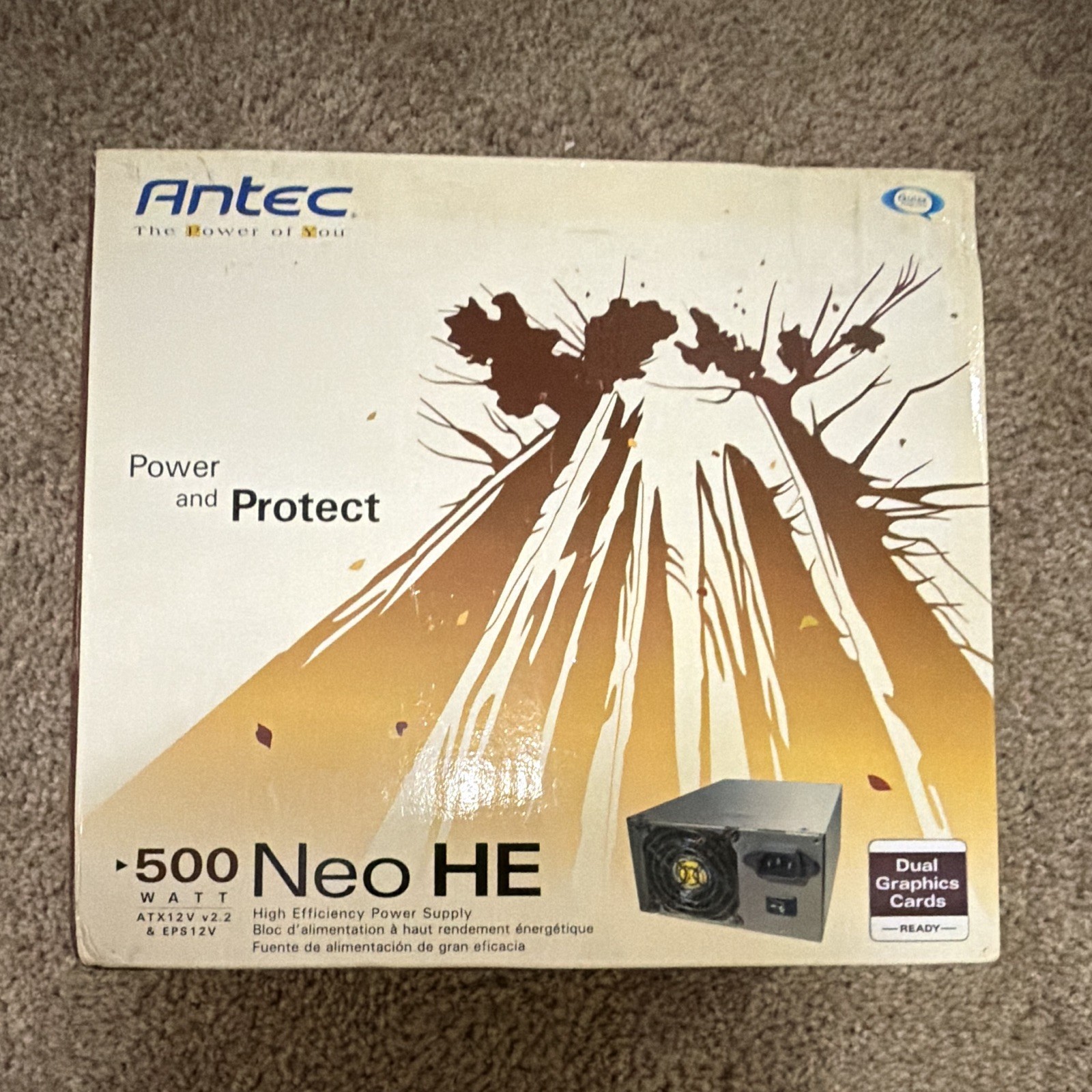 Antec Neo HE 500W NEOHE500 Modular ATX EPS12V Power Supply NEW UNUSED NOS