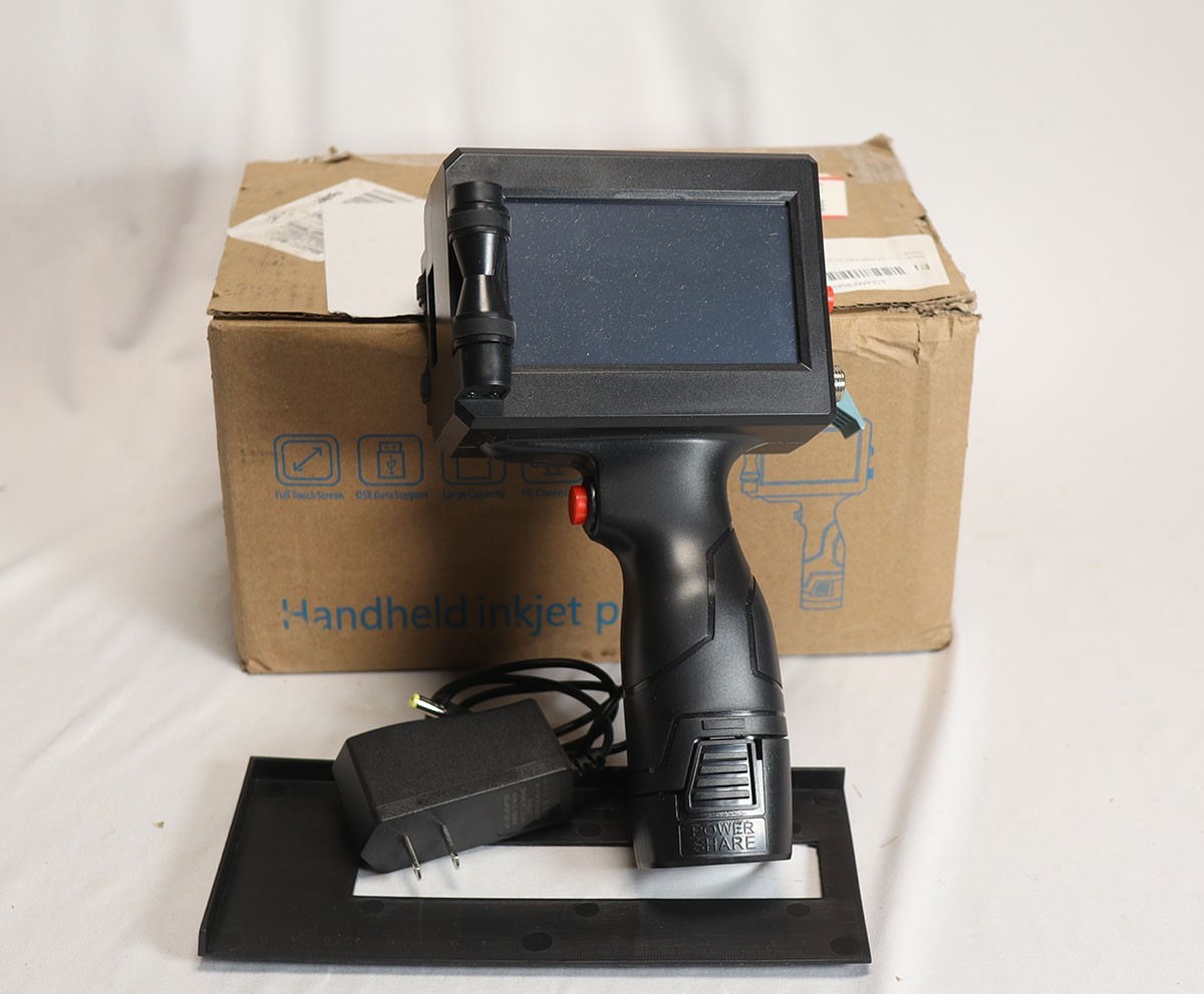 Handheld Inkjet Printer Portable Gun With Fast Drying Ink Touchscreen