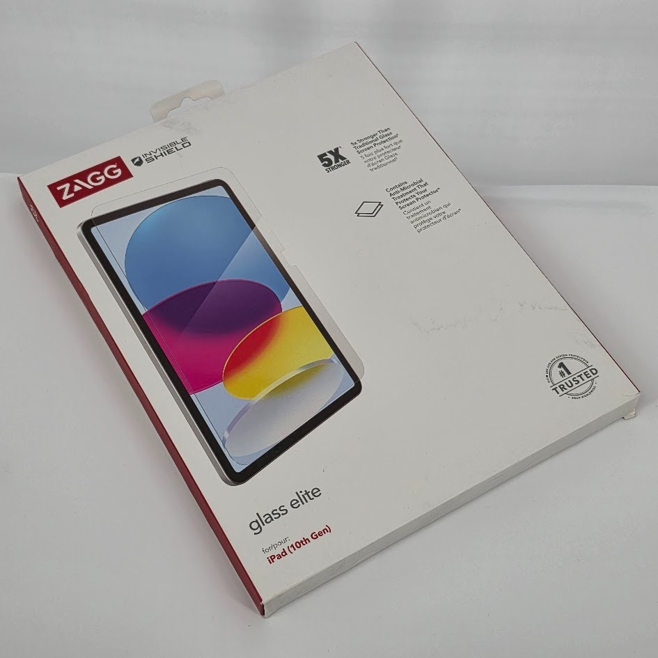Zagg InvisibleShield Glass Elite Screen Protector For iPad (10th Gen) 5X Stronge