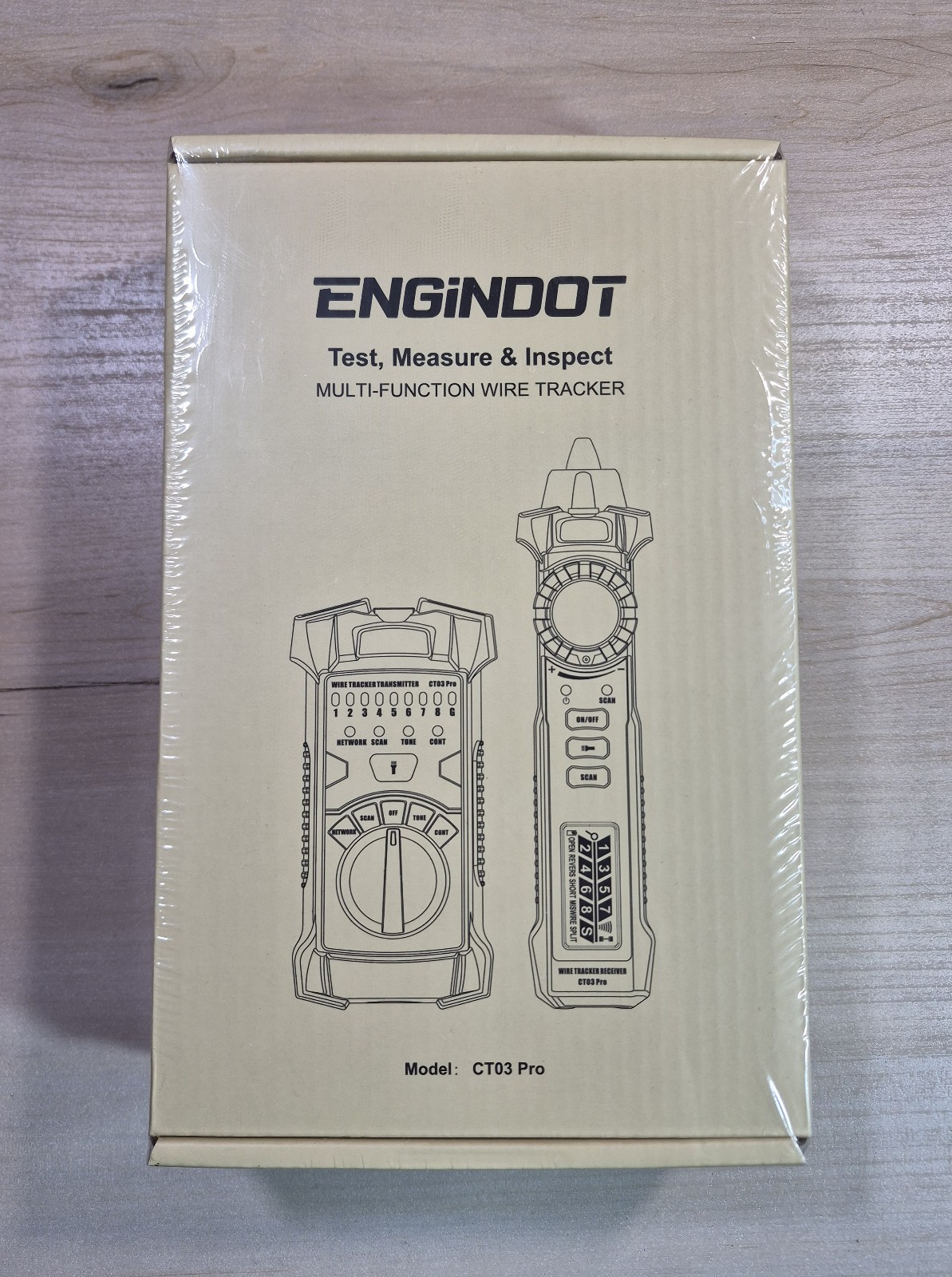 ENGiNDOT Cable Tester CT03 Pro Wire Tracker for LAN & Telephone Line Maintenance